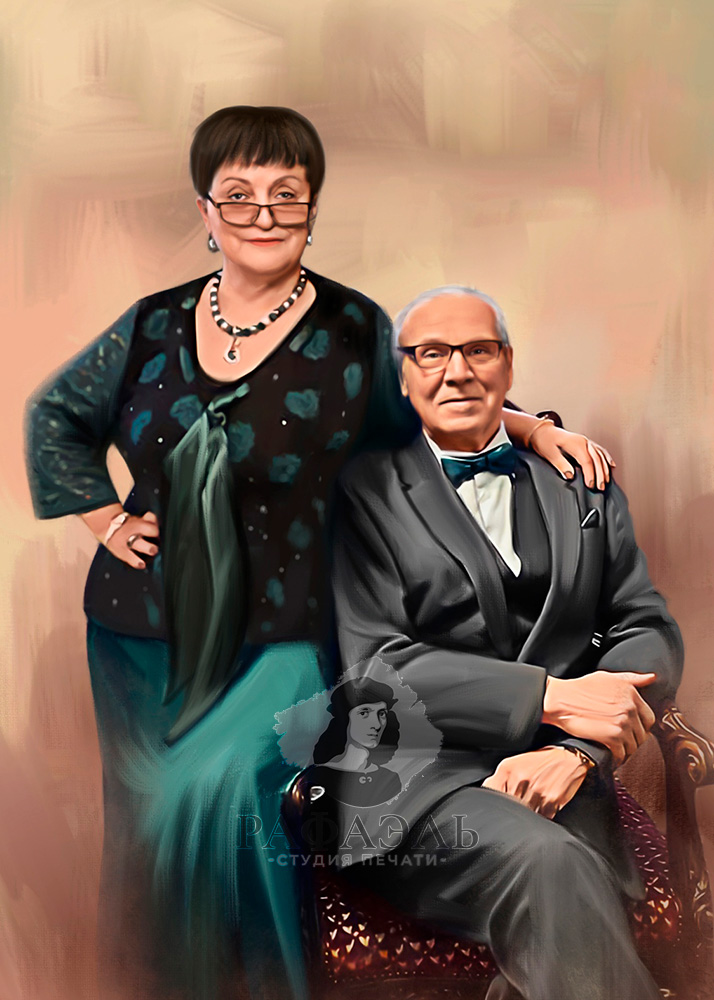 портрет-пары-в-стиле-живопись