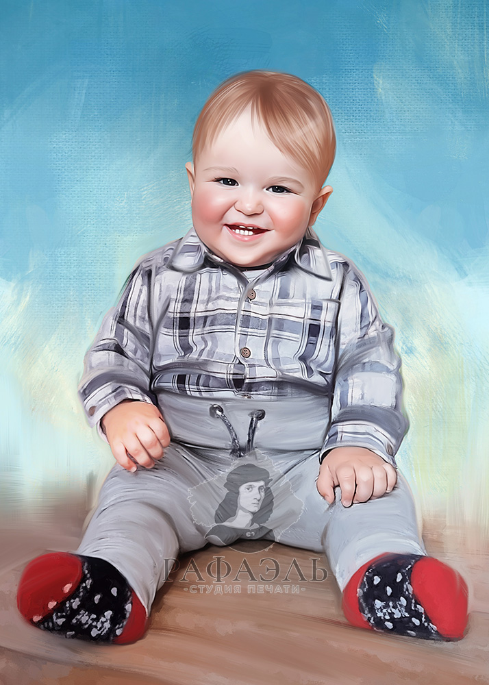 портрет-ребенка-живопись