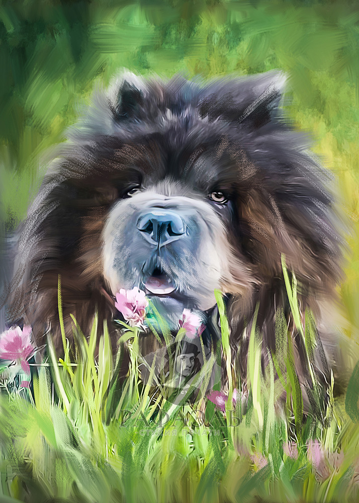 портрет-собаки-живопись